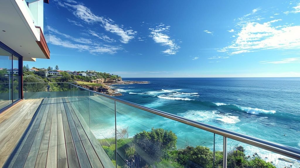 Frameless vs semi-frameless glass balustrades Sydney