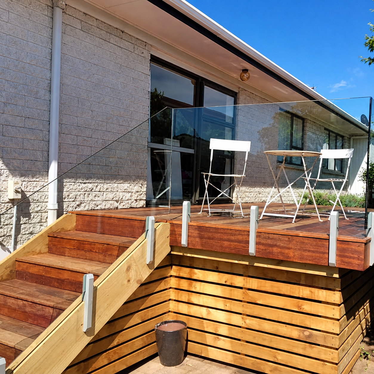 Glass balustrade for Sydney decks